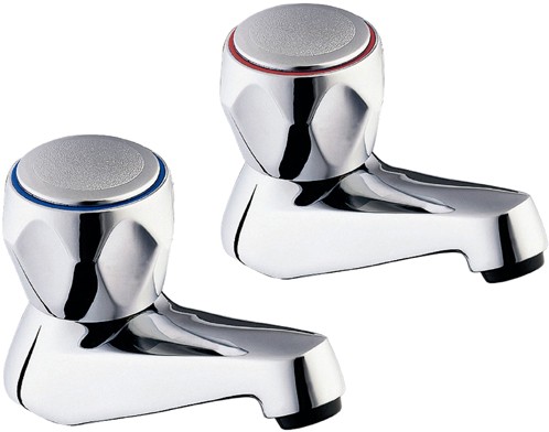 Bath Taps (Chrome, Pair). additional image