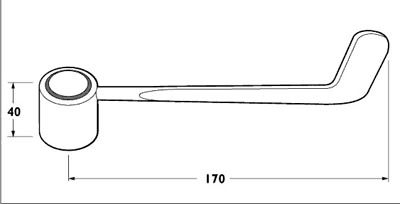 Lever Basin Taps With 6" Long Handles (Pair). additional image