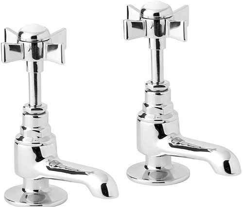 Basin Taps (Pair, Chrome). additional image