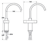 Kitchen Tap With Swivel Spout. additional image