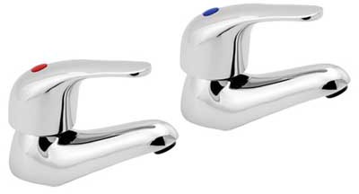 Basin Taps (Pair, Chrome). additional image