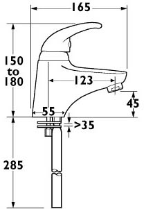 Mono Bath Filler Tap. additional image