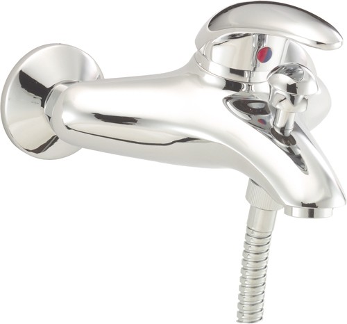 Wall Mounted Bath Shower Mixer Tap With Shower Kit. additional image