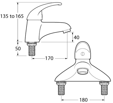 Single Lever Bath Filler Tap. additional image