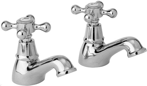 Basin Taps (Pair, Chrome). additional image