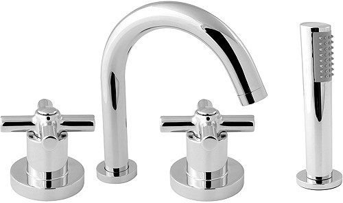 4 Hole Bath Shower Mixer Tap. additional image