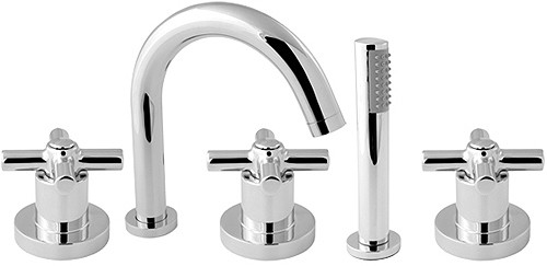 5 Hole Bath Shower Mixer Tap. additional image