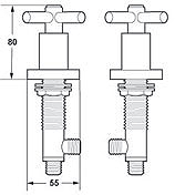 1/2" Side Valves (Pair). additional image