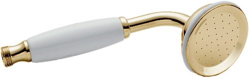 Single Function Traditional Shower Handset (Gold). additional image