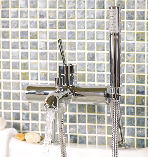 Bath Shower Mixer Tap With Shower Kit. additional image