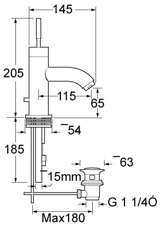 Mono Basin Mixer Tap. additional image