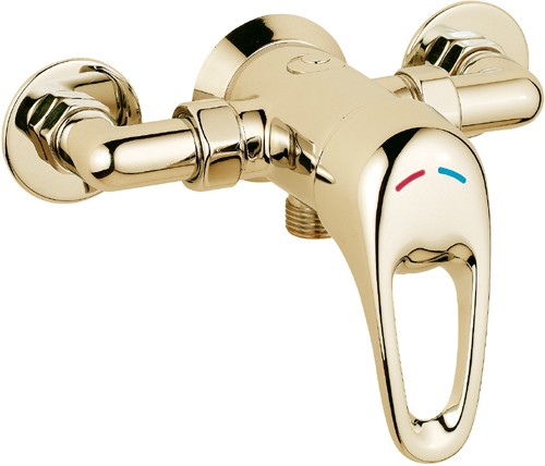Manual Exposed Shower Valve (Gold). additional image