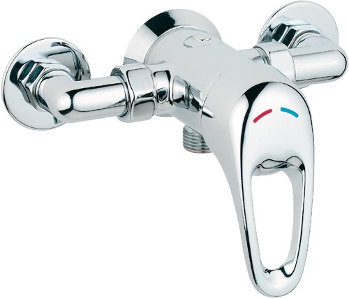 Manual Exposed Shower Valve (Chrome). additional image