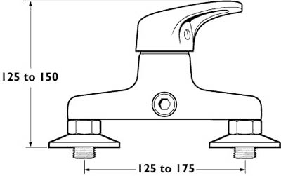 Exion Manual Exposed Shower Valve (Chrome). additional image