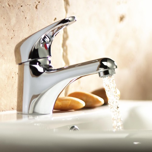 Mini Mono Basin Mixer Tap (Chrome). additional image