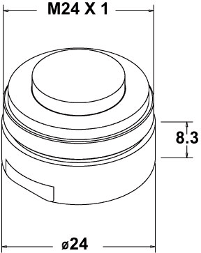 Flow Restrictor For Mono Basin Mixer Tap. 5L/Min. additional image