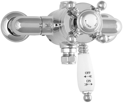 TMV2 Thermostatic Exposed Shower Valve (Chrome). additional image