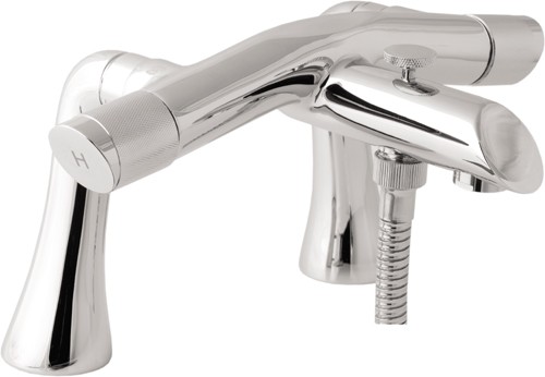 Bath Shower Mixer Tap With Shower Kit And Wall Bracket. additional image