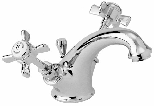 Mono Basin Mixer Tap With Pop Up Waste (Chrome). additional image