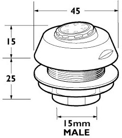 Swivel Body Jet (Chrome). additional image