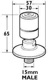 Swivel Body Jet (Chrome). additional image