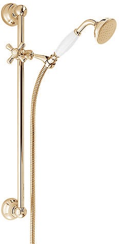 Traditional Riser Rail Kit With Handset (Gold). additional image