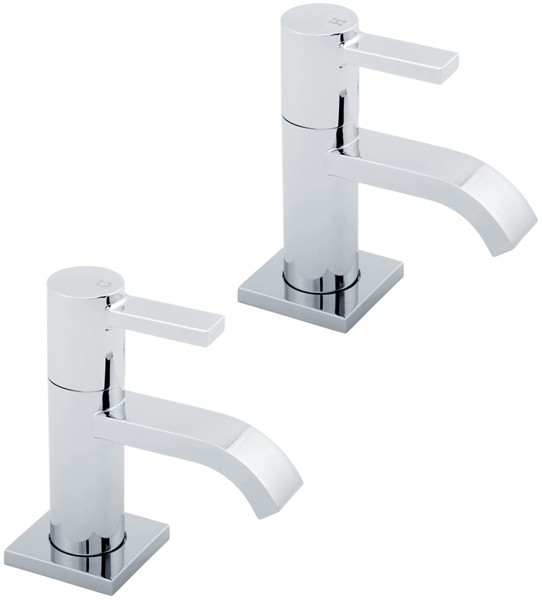 Basin Taps (Pair, Chrome). additional image