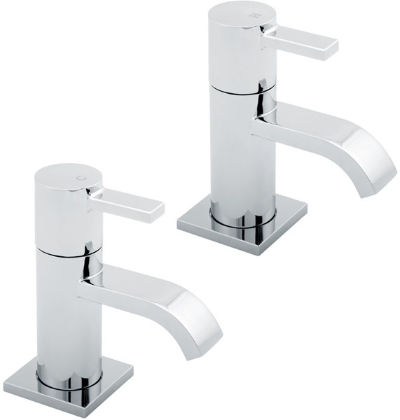 Bath Taps (Pair, Chrome). additional image