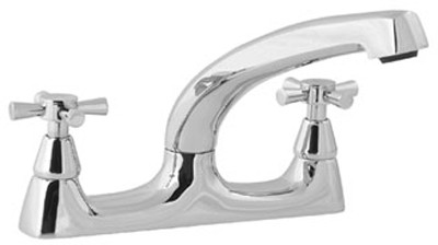 Milan Deck Mounted  Sink Mixer with Swivel Spout. additional image