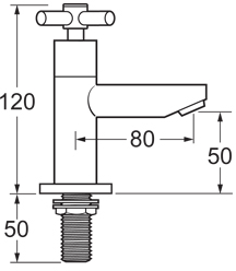 Basin Taps (Pair). additional image