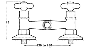 Regent Manual Shower Valve (Chrome). additional image
