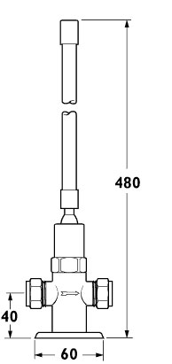 Preset Non-Concussive Knee Operated Tap Unit. additional image