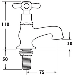 Bath Tap Pack 2 (Gold). additional image