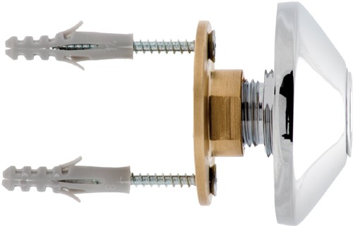 1/2" Shower Front Wall Connectors (Pair, Chrome). additional image
