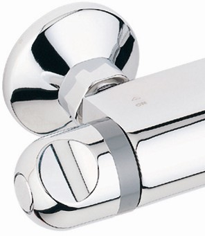1/2" Shower Front Wall Connectors (Pair, Chrome). additional image