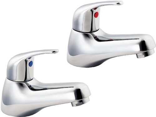 Basin Taps (Pair, Chrome). additional image