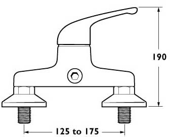 Revere Manual Exposed Shower Valve (Chrome). additional image