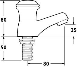 Basin Taps (Pair, Gold). additional image