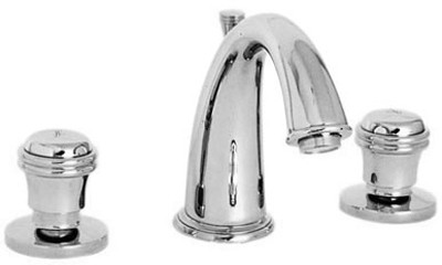 3 Hole Basin Mixer Tap With Pop Up Waste (Chrome). additional image