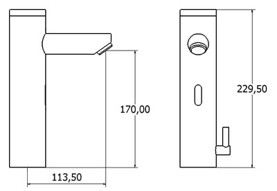 Electronic Basin Sensor Tap (Battery Powered). additional image