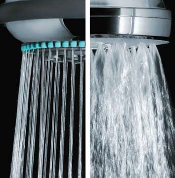 Awatea Wall Mounted Shower Head With Swivel Joint. additional image