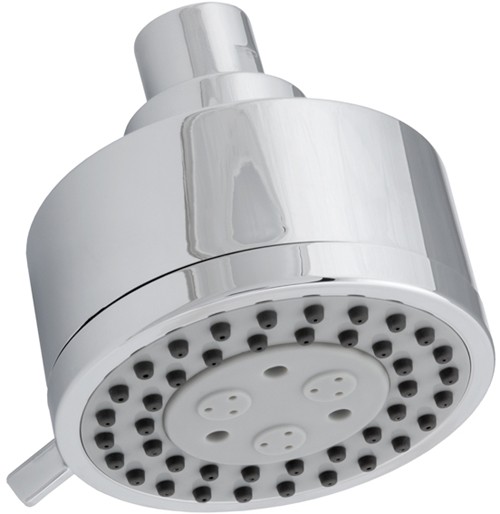 3 Mode Shower Head With Swivel Joint (Chrome). additional image