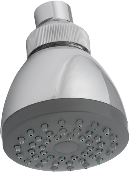 Single Mode Shower Head With Swivel Joint (Chrome). additional image