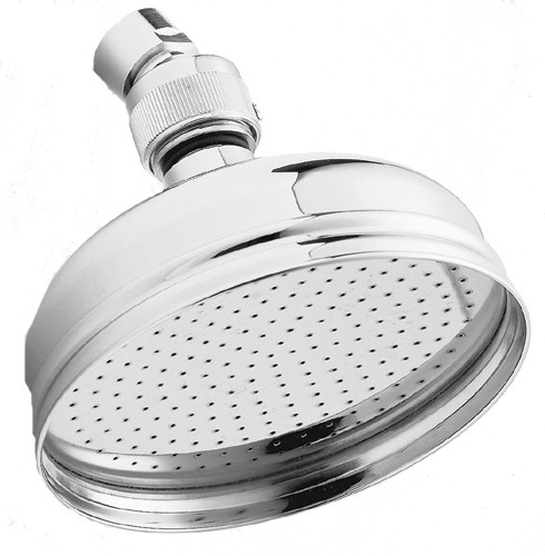 5" Traditional Shower Rose With Swivel Joint (Chrome). additional image