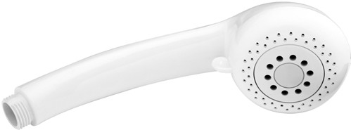 2 Mode Shower Handset (White). additional image