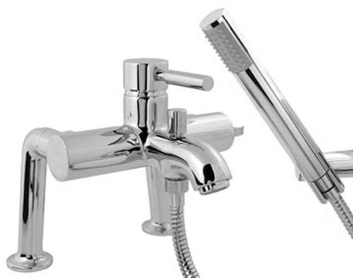 Bath Shower Mixer Tap With Shower Kit And Wall Bracket. additional image