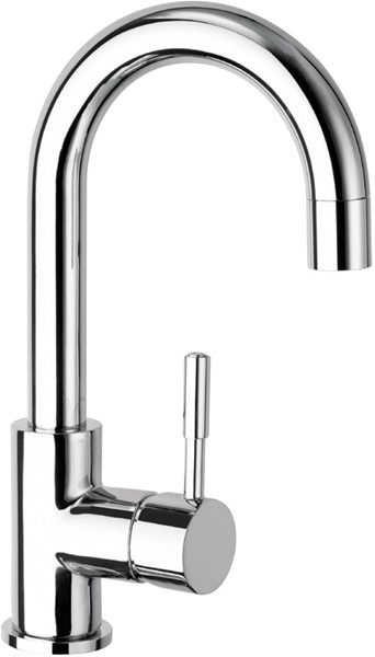 Mono Basin Mixer Tap With Swivel Spout And Pop Up Waste. additional image