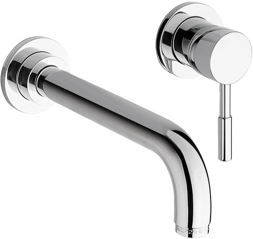 2 Tap Hole Wall Mounted Basin Mixer Tap. additional image