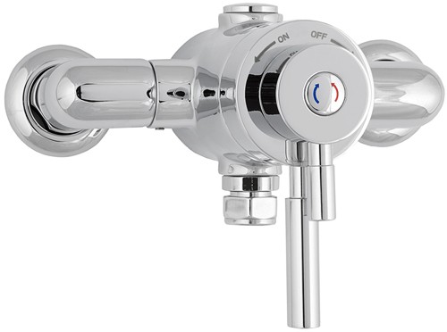 TMV2 Thermostatic Exposed Shower Valve (Chrome). additional image