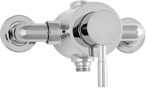 Modern Thermostatic Exposed Shower Valve (Chrome). additional image